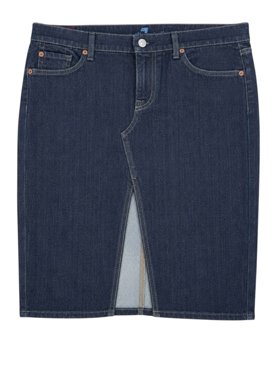 7 For All Mankind Dresses & Skirts - Seven For All Mankind Roxy Y2K Dark Wash Denim Skirt Size 31